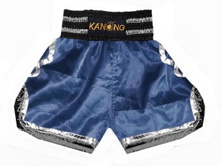 Boxerské šortky Kanong : KNBSH-201-Námořnická modrá-Stříbrný